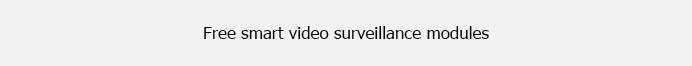 29 free smart video surveillance modules.