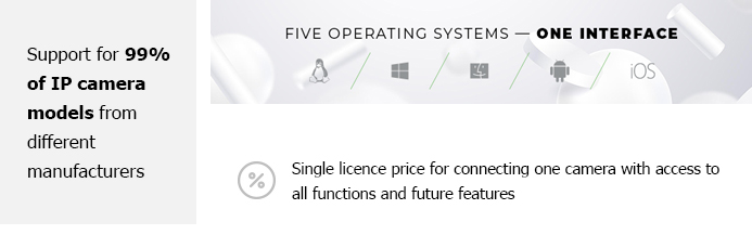Five operating systems — one interface. Five operating systems — one interface.